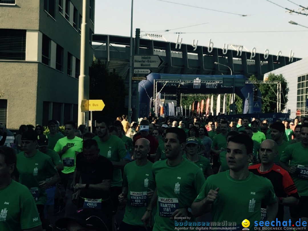 Auffahrtslauf: St. Gallen am Bodensee, 25.05.2017