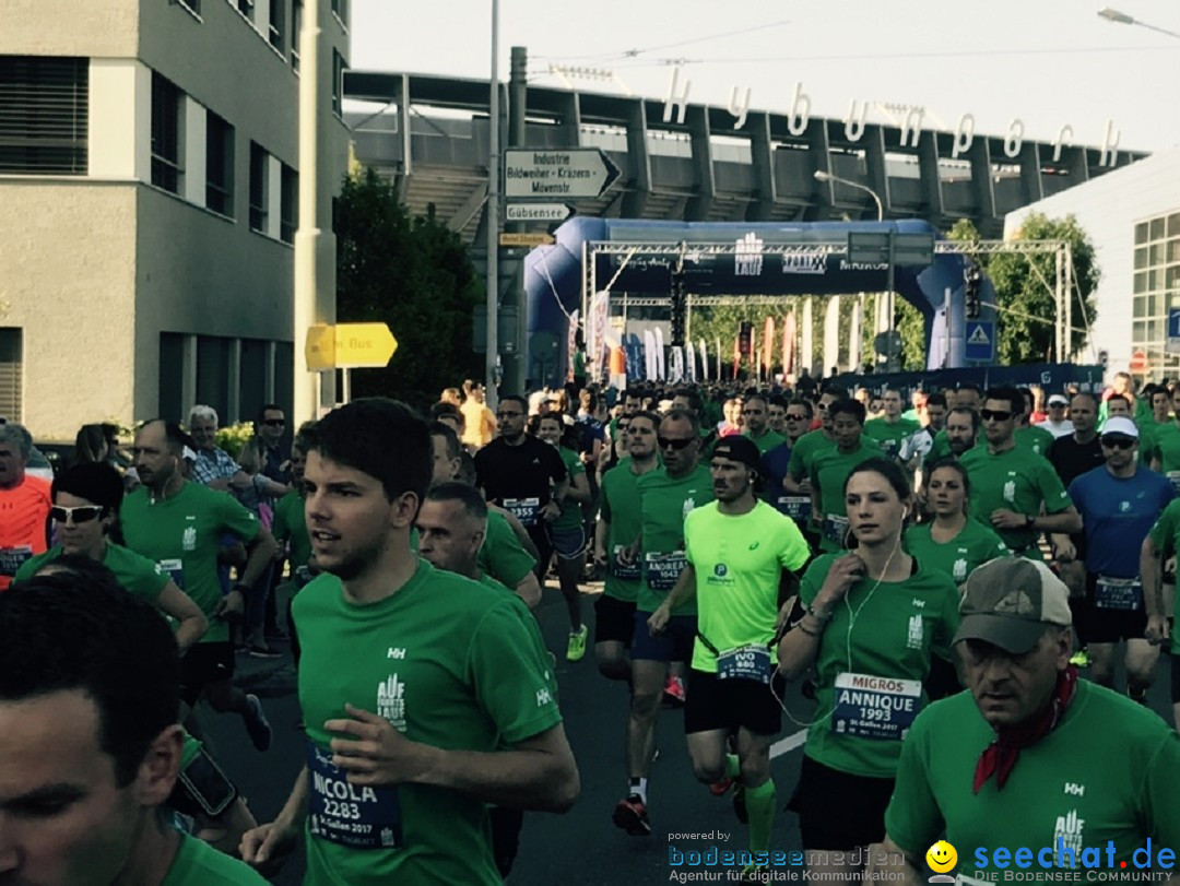 Auffahrtslauf: St. Gallen am Bodensee, 25.05.2017