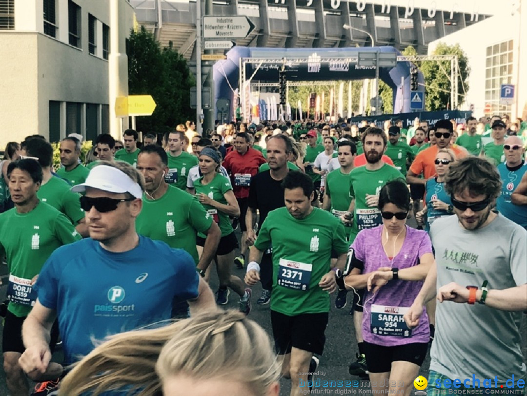 Auffahrtslauf: St. Gallen am Bodensee, 25.05.2017