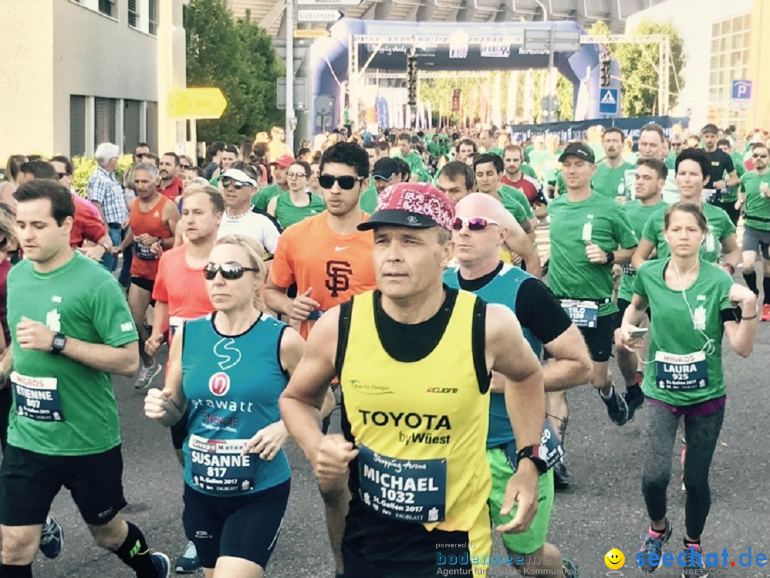 Auffahrtslauf: St. Gallen am Bodensee, 25.05.2017