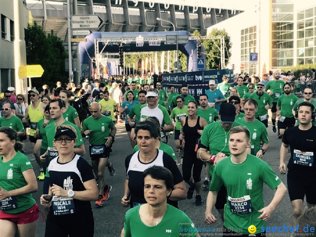 Auffahrtslauf: St. Gallen am Bodensee, 25.05.2017