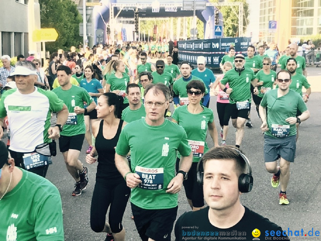 Auffahrtslauf: St. Gallen am Bodensee, 25.05.2017