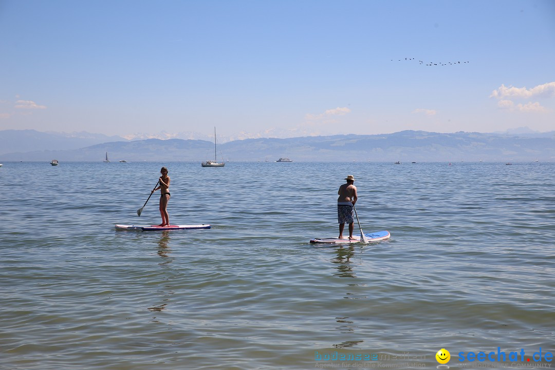 Picknick am Bodensee - Strandbad Friedrichshafen: SUP und Kino, 27.05.2017