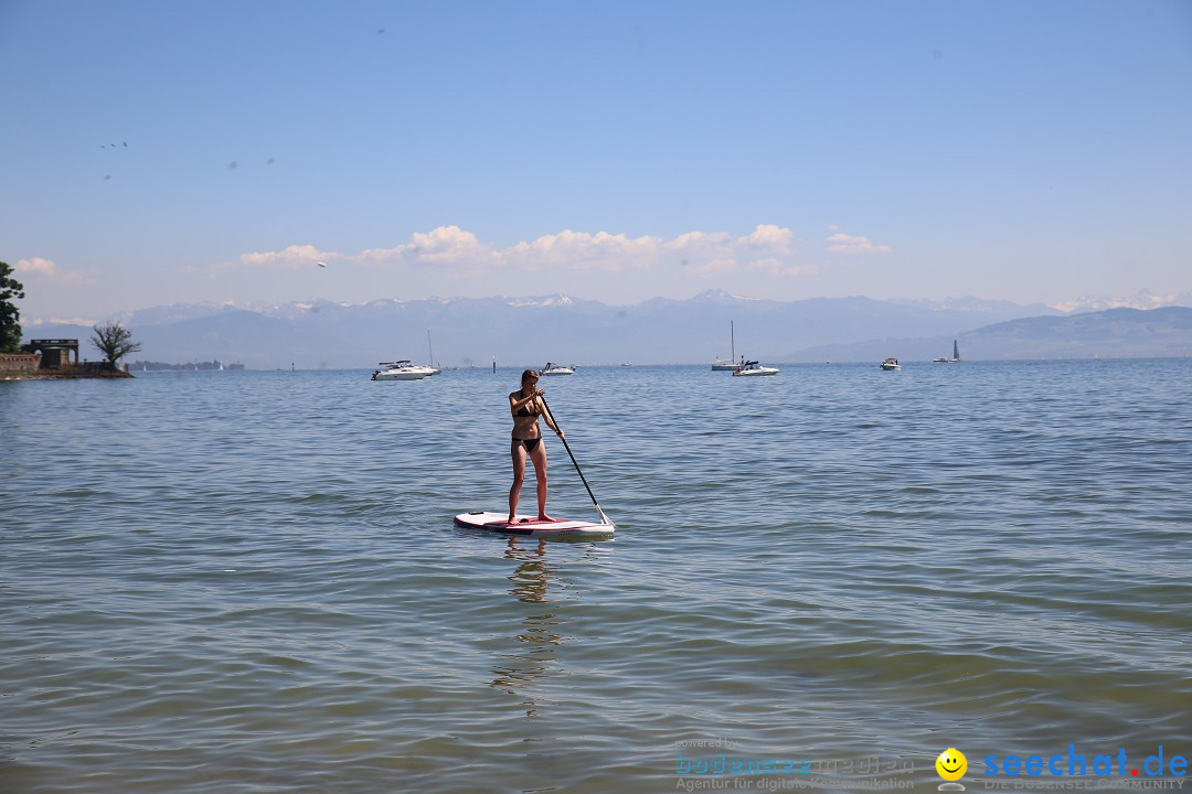 Picknick am Bodensee - Strandbad Friedrichshafen: SUP und Kino, 27.05.2017