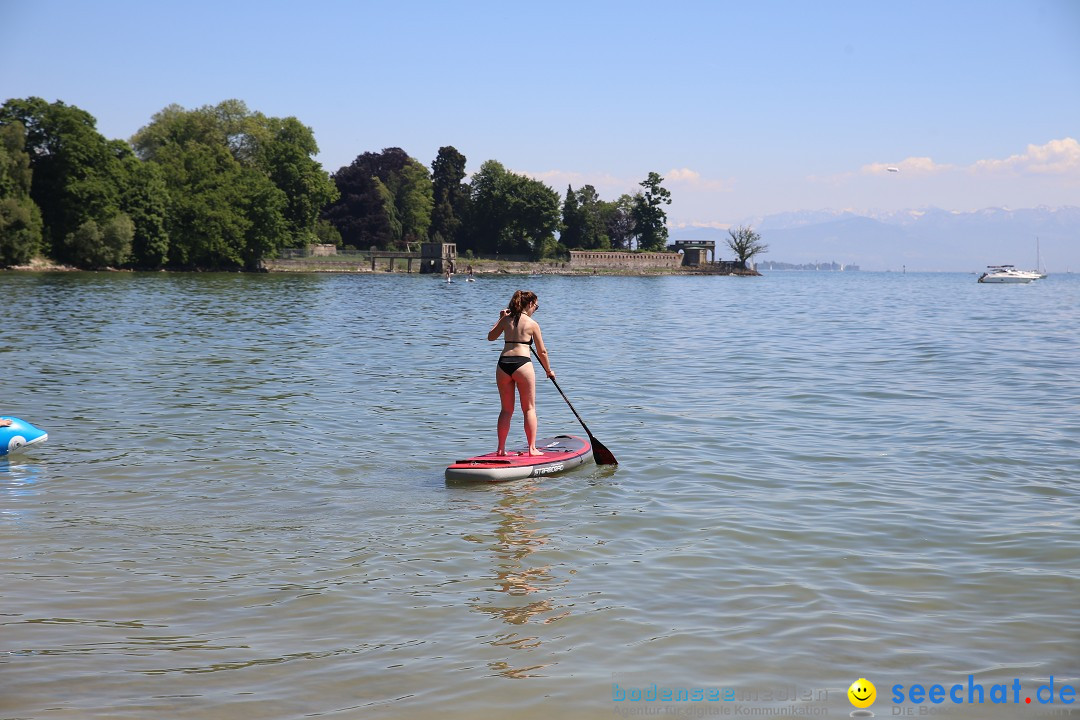 Picknick am Bodensee - Strandbad Friedrichshafen: SUP und Kino, 27.05.2017