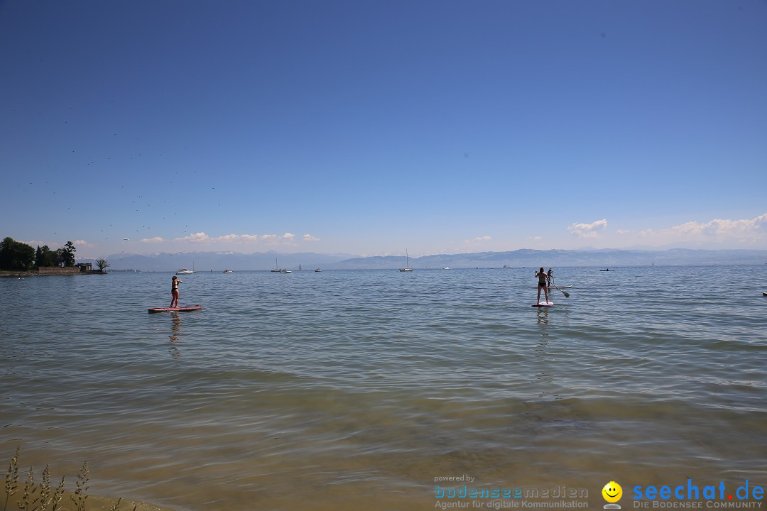 Picknick am Bodensee - Strandbad Friedrichshafen: SUP und Kino, 27.05.2017