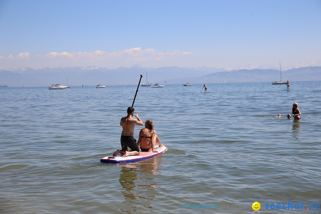 Picknick am Bodensee - Strandbad Friedrichshafen: SUP und Kino, 27.05.2017