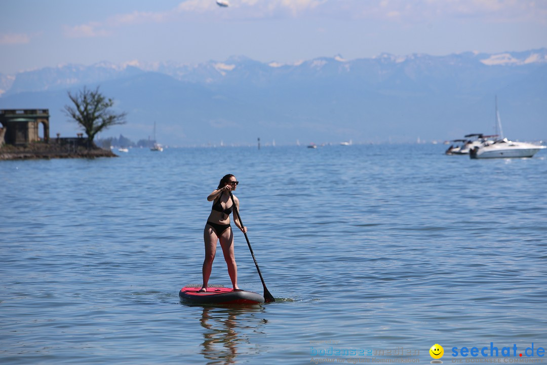 Picknick am Bodensee - Strandbad Friedrichshafen: SUP und Kino, 27.05.2017