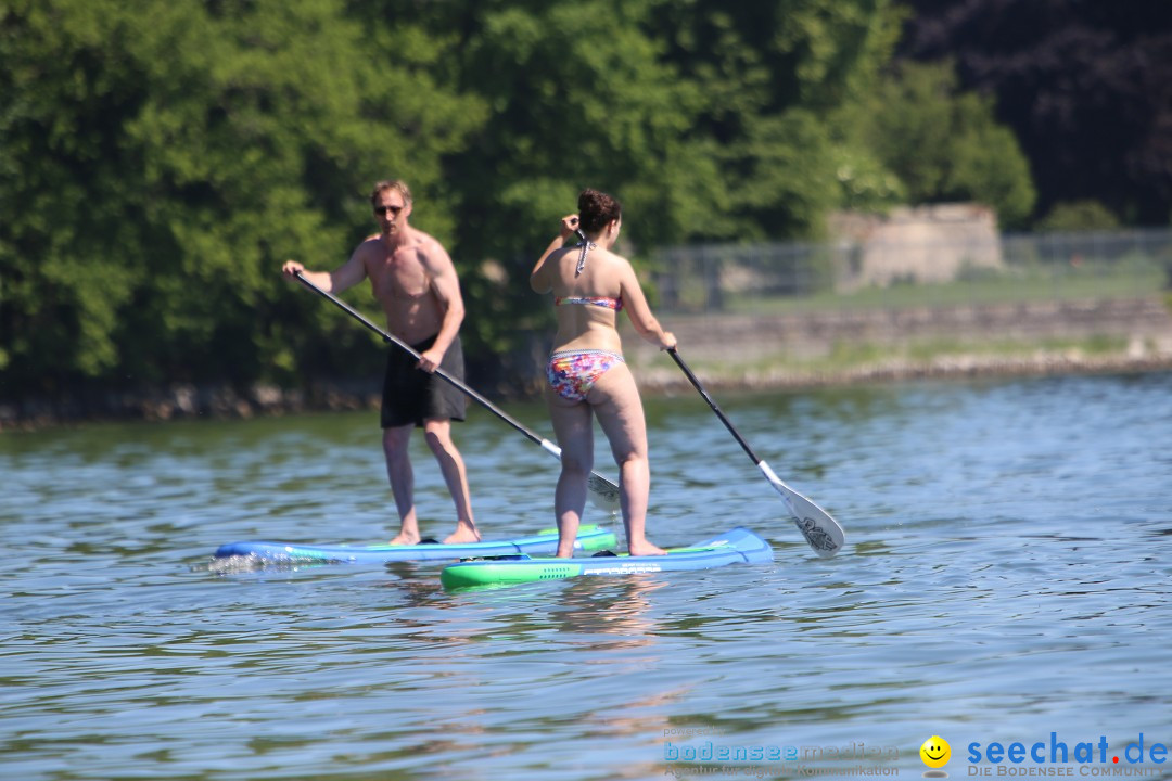 Picknick am Bodensee - Strandbad Friedrichshafen: SUP und Kino, 27.05.2017