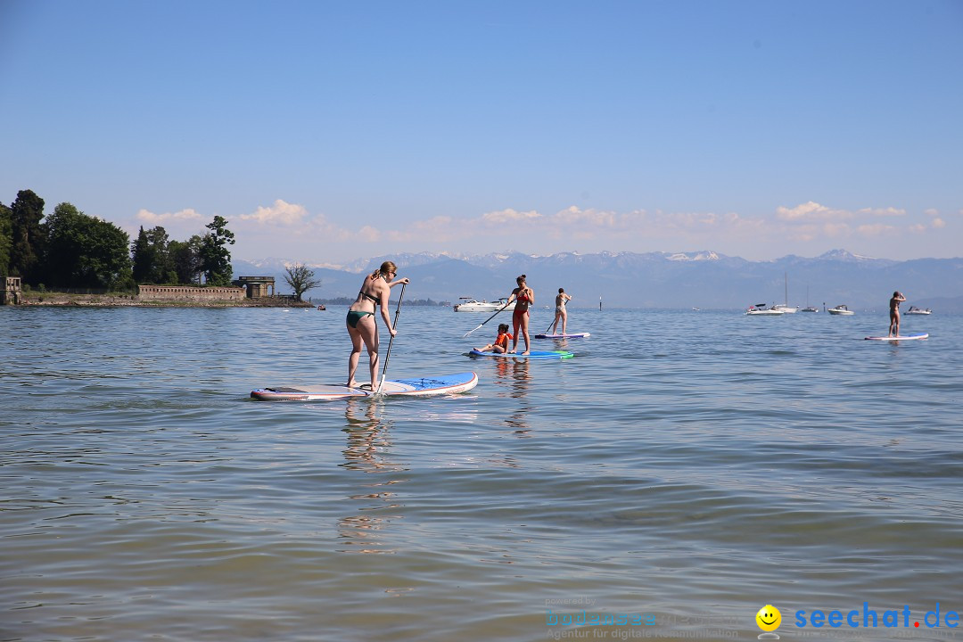 Picknick am Bodensee - Strandbad Friedrichshafen: SUP und Kino, 27.05.2017