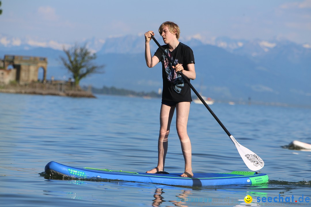 Picknick am Bodensee - Strandbad Friedrichshafen: SUP und Kino, 27.05.2017