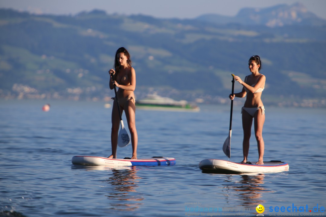 Picknick am Bodensee - Strandbad Friedrichshafen: SUP und Kino, 27.05.2017