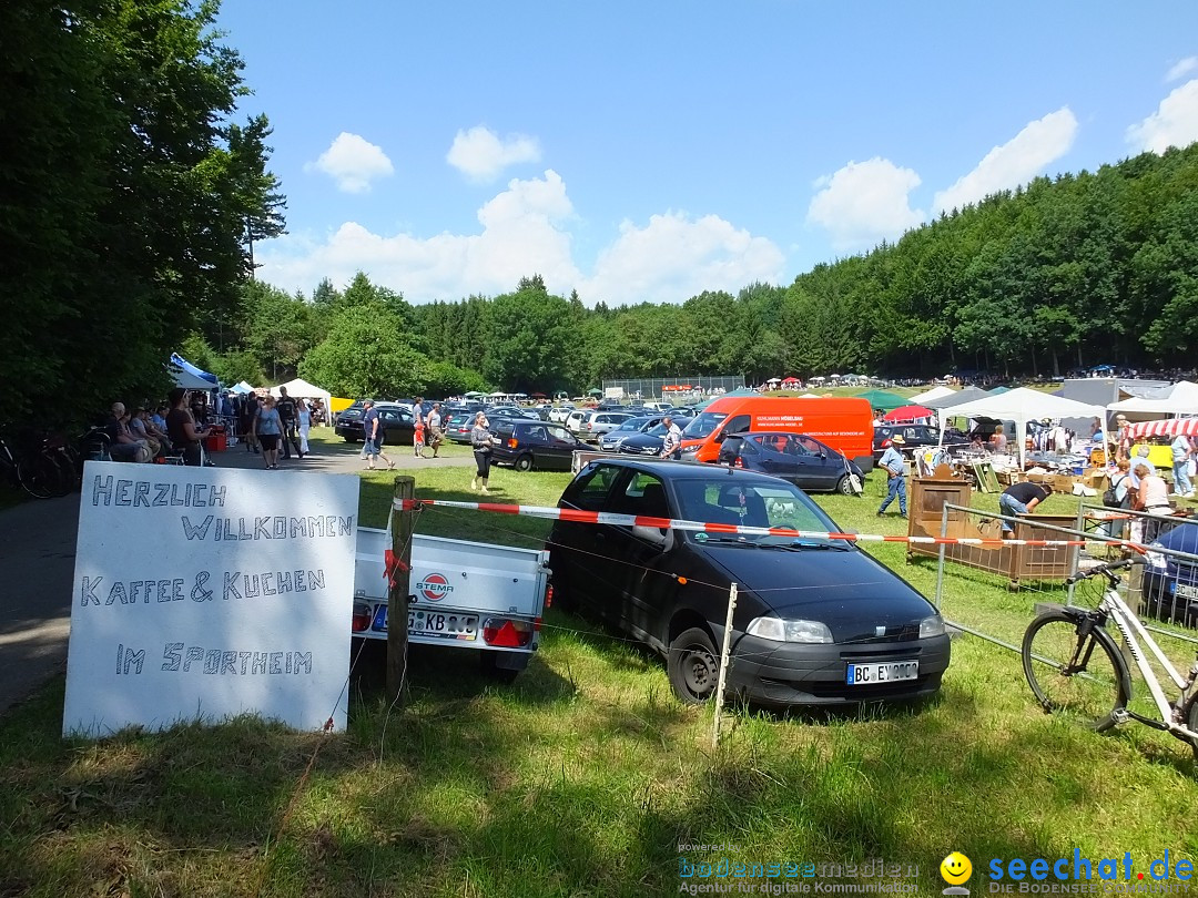 Waldflohmarkt: Mengen-Rosna, 08.07.2017