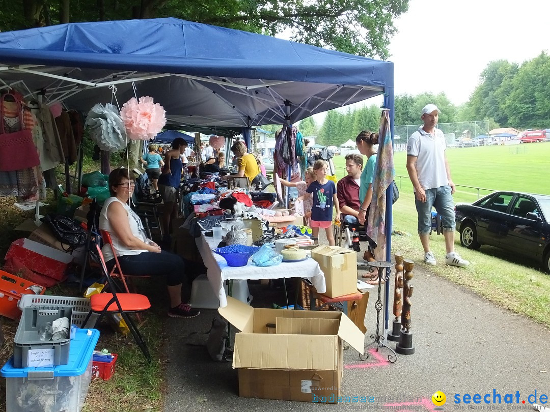 Waldflohmarkt: Mengen-Rosna, 08.07.2017