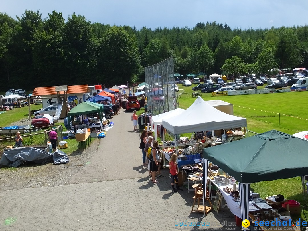 Waldflohmarkt: Mengen-Rosna, 08.07.2017