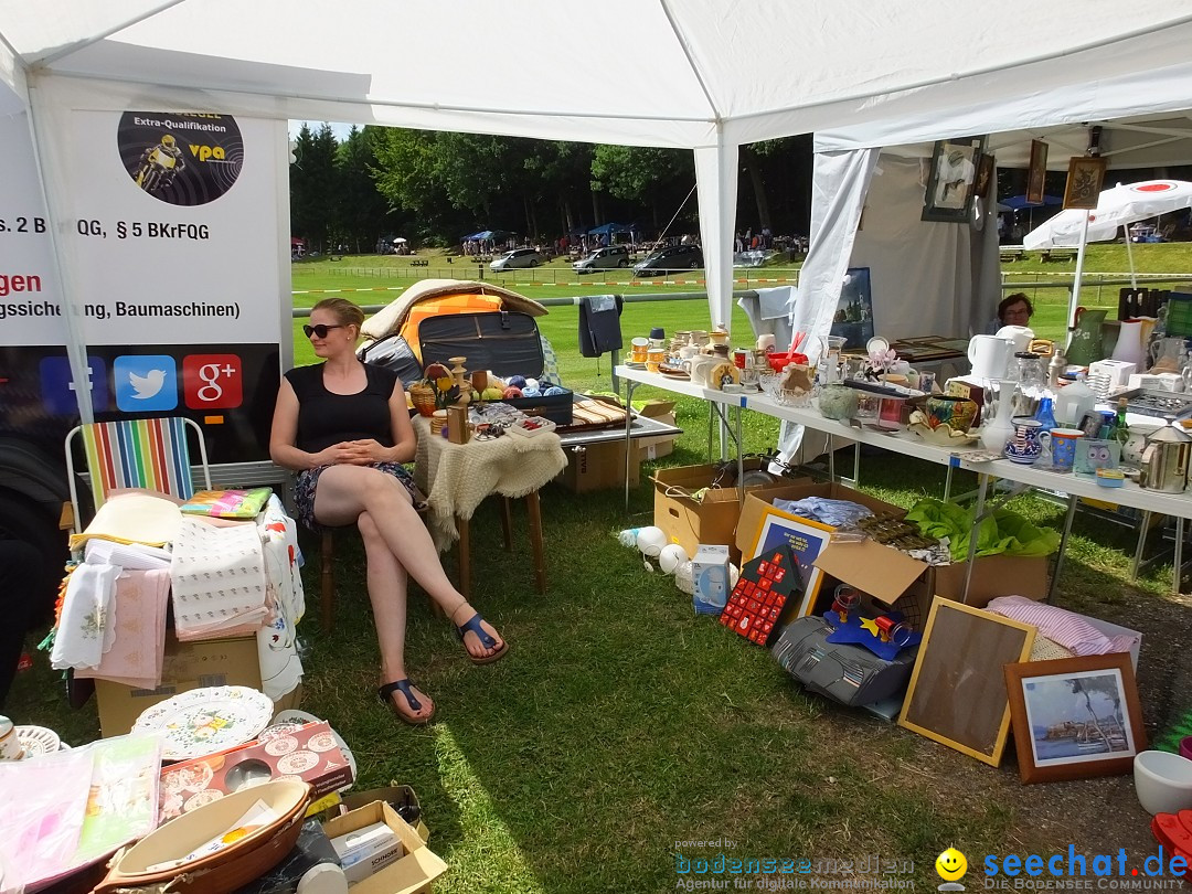 Waldflohmarkt: Mengen-Rosna, 08.07.2017