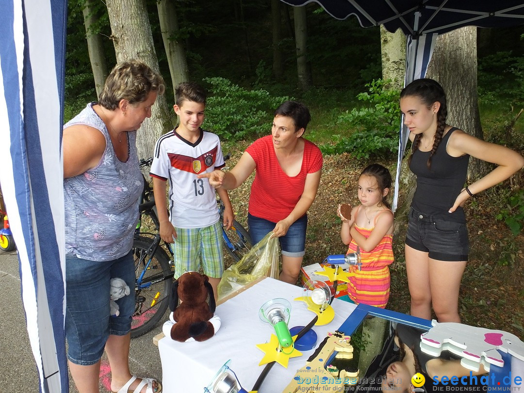 Waldflohmarkt: Mengen-Rosna, 08.07.2017