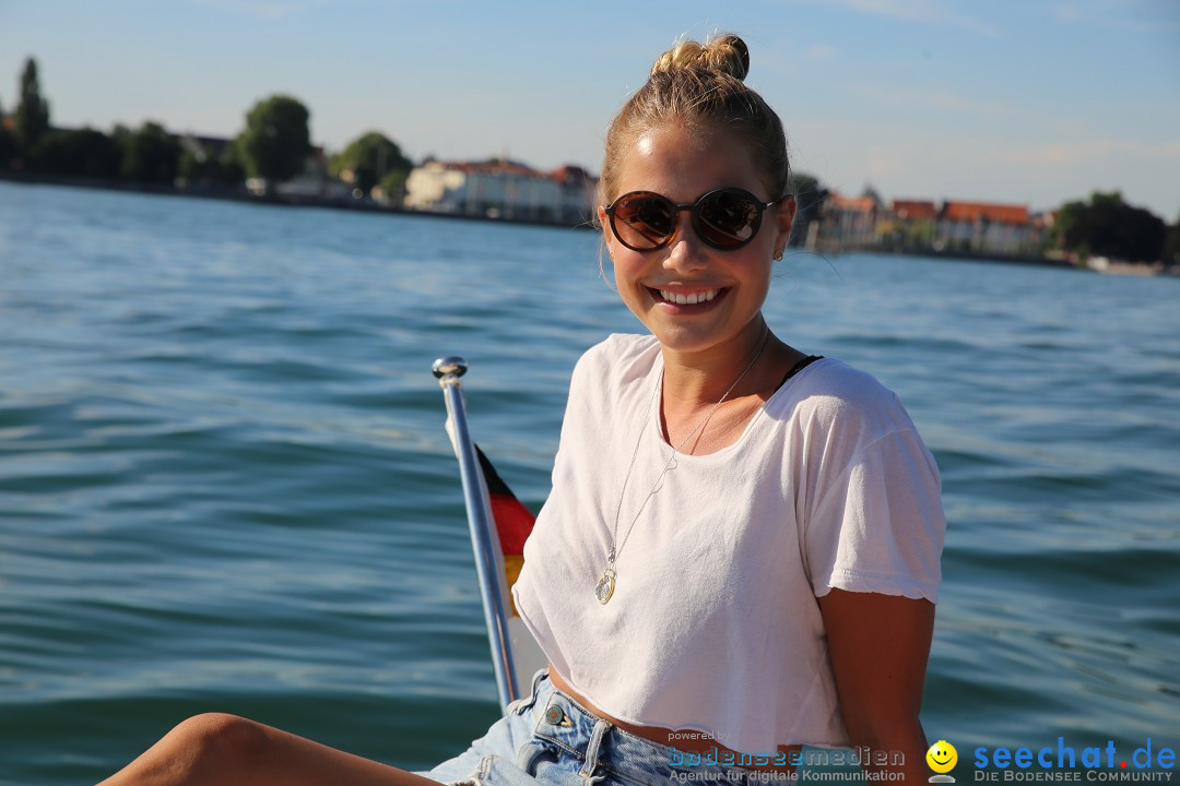 BODENSEE-BOOT.COM Bootstour mit MISS BODENSEE Anahita Rehbein: LA,  8.7.201