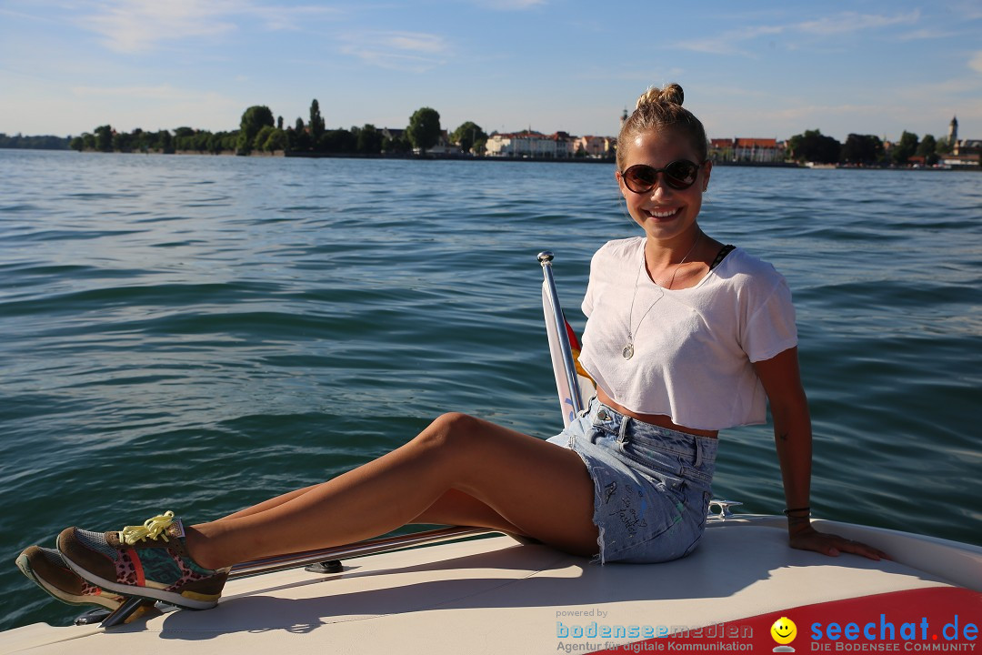 BODENSEE-BOOT.COM Bootstour mit MISS BODENSEE Anahita Rehbein: LA,  8.7.201