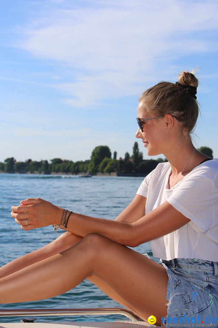 BODENSEE-BOOT.COM Bootstour mit MISS BODENSEE Anahita Rehbein: LA,  8.7.201