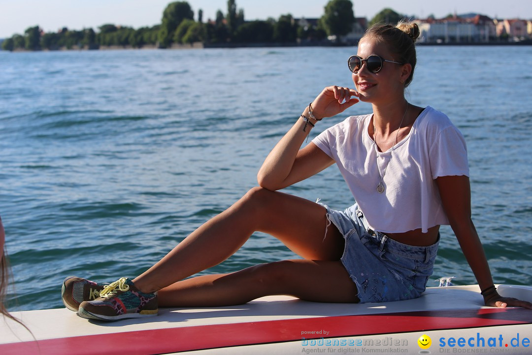 BODENSEE-BOOT.COM Bootstour mit MISS BODENSEE Anahita Rehbein: LA,  8.7.201