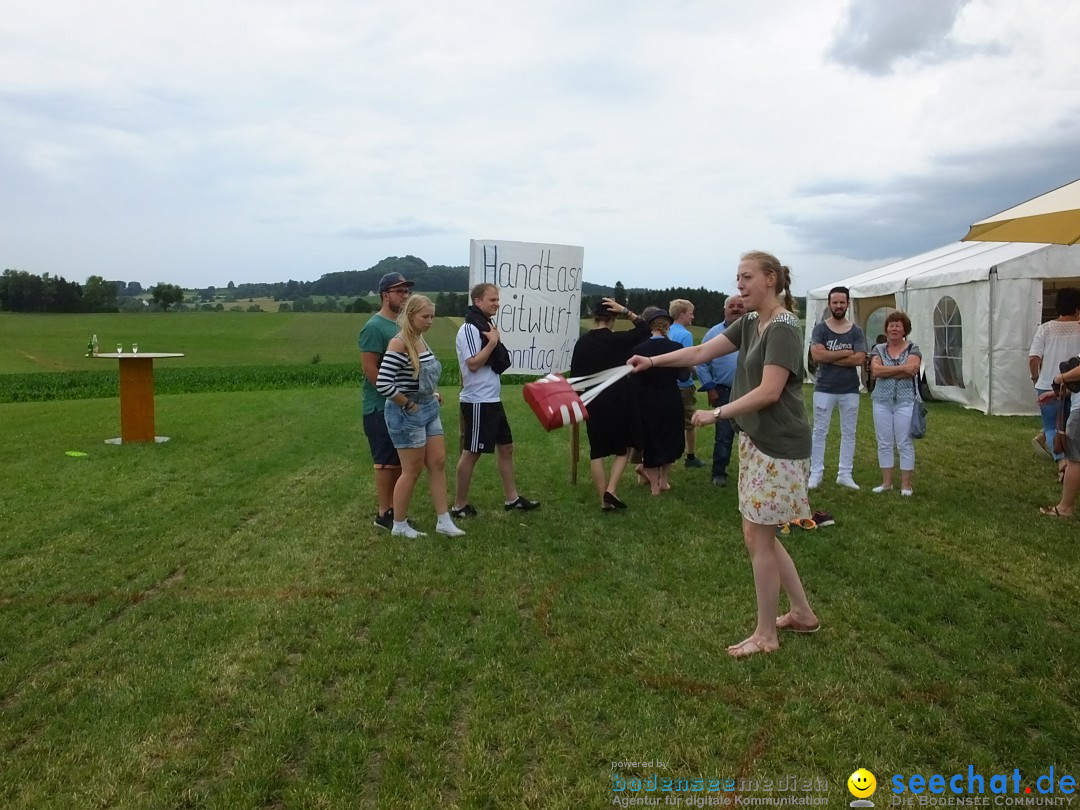 Uigendorfer Handtaschen-Weitwurf: Uigendorf, 09.07.2017