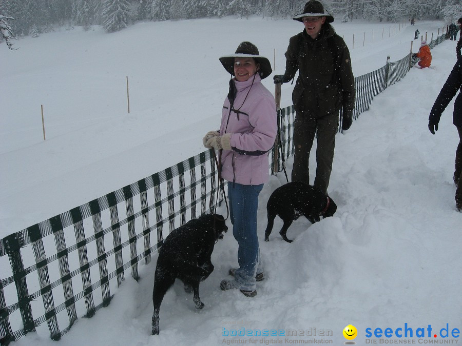 Internationales Schlittenhunderennen: Todtmoos im Schwarzwald, 31.01.2010