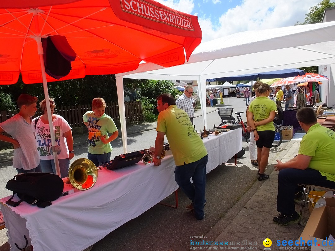 Handwerkermarkt mit Human-Soccer: Oggelshausen, 05.08.2017