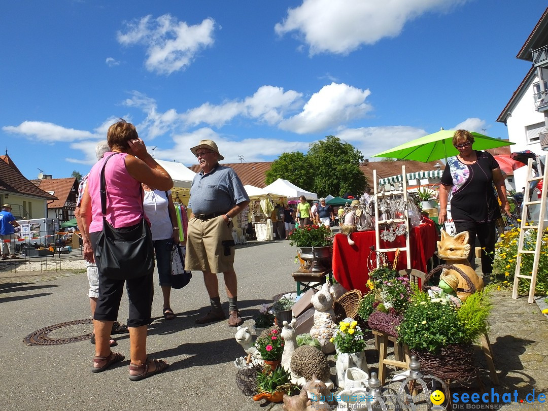 Handwerkermarkt mit Human-Soccer: Oggelshausen, 05.08.2017