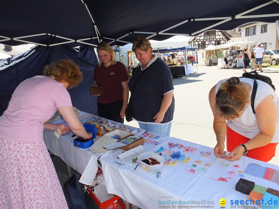 Handwerkermarkt mit Human-Soccer: Oggelshausen, 05.08.2017