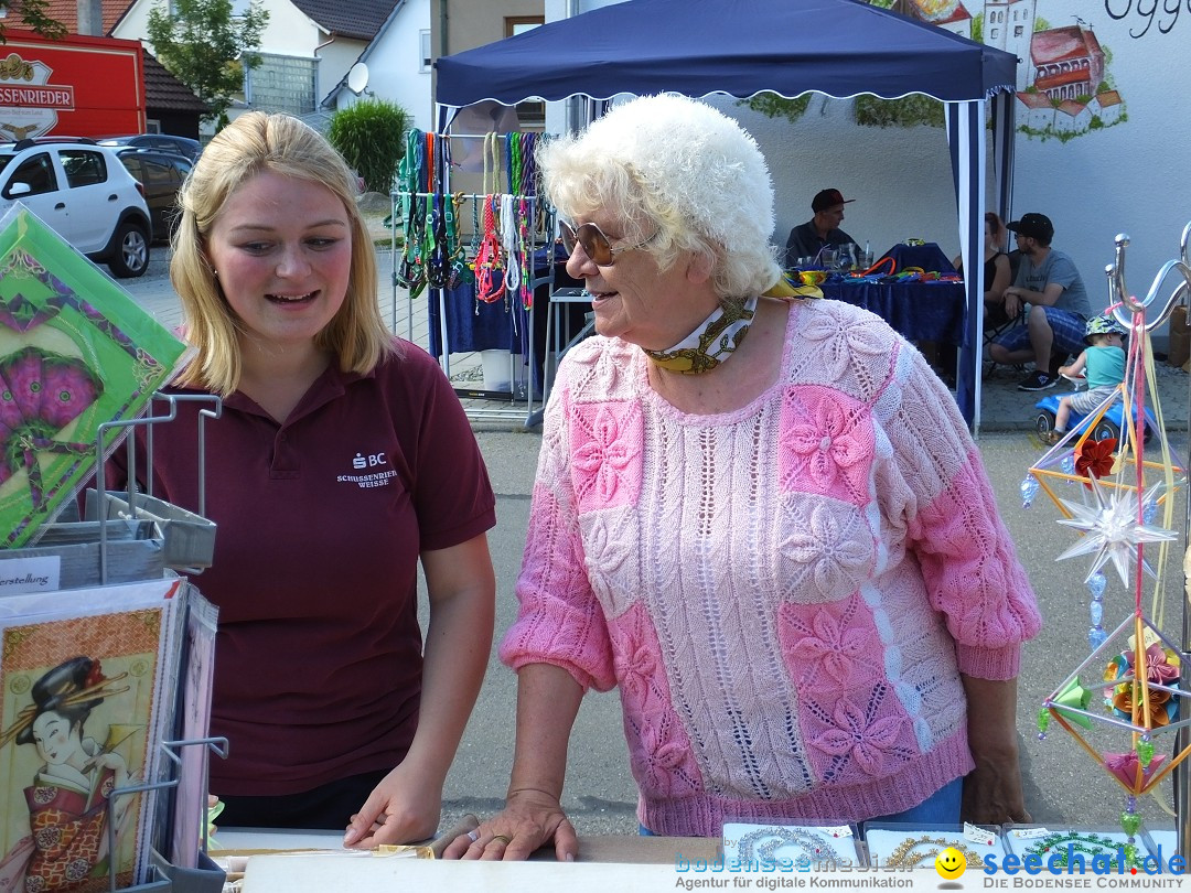 Handwerkermarkt mit Human-Soccer: Oggelshausen, 05.08.2017