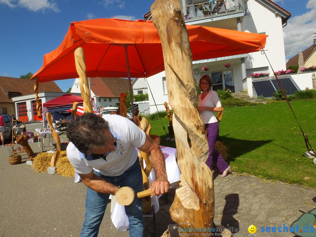 Handwerkermarkt mit Human-Soccer: Oggelshausen, 05.08.2017