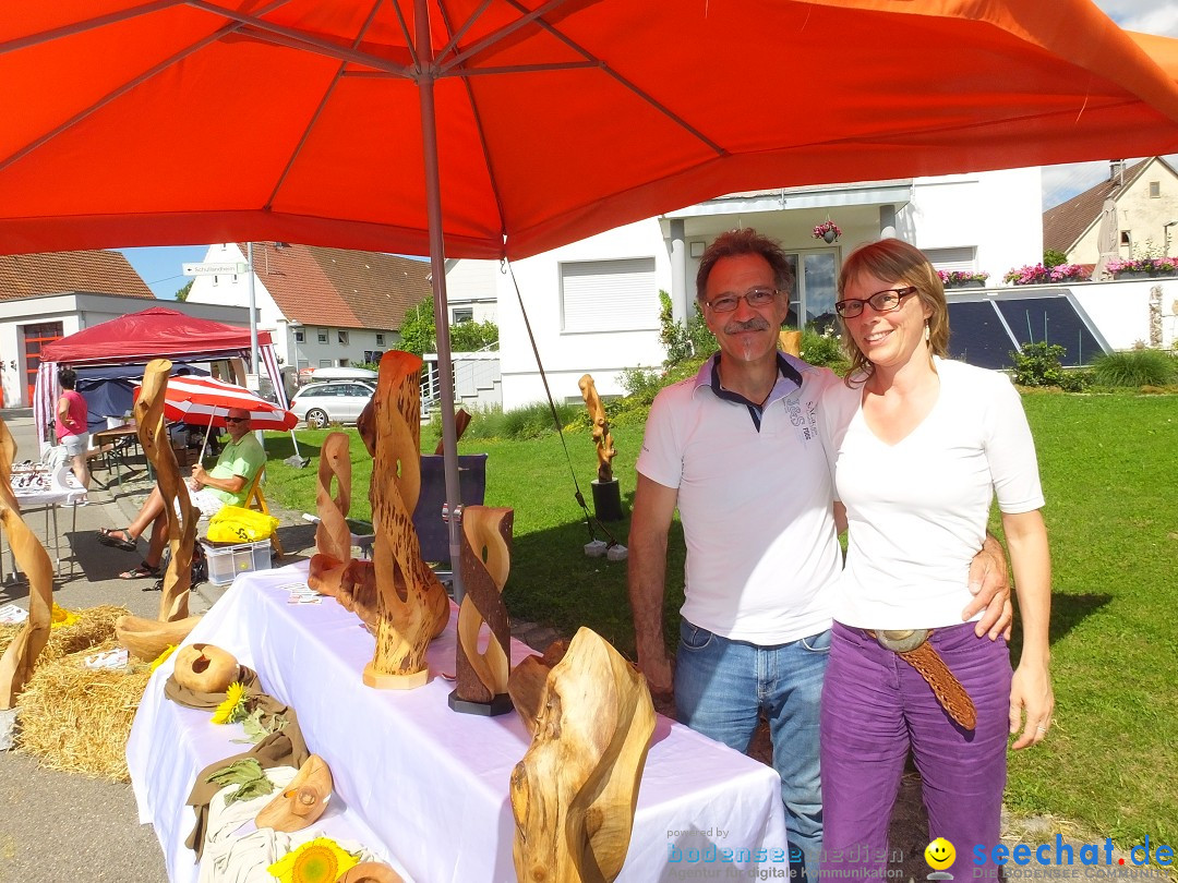 Handwerkermarkt mit Human-Soccer: Oggelshausen, 05.08.2017