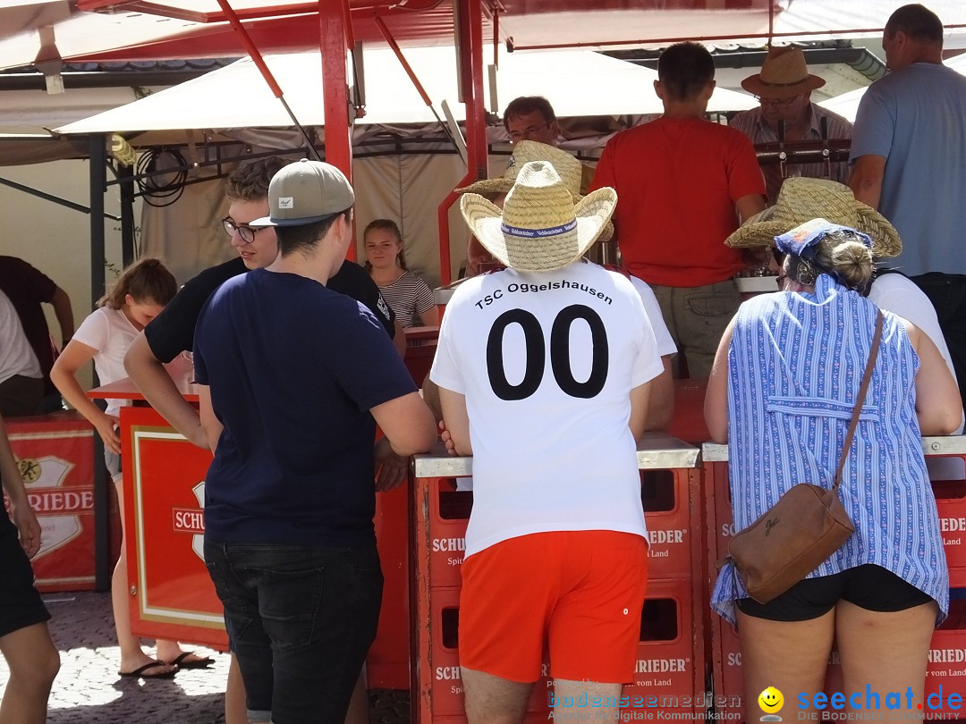 Handwerkermarkt mit Human-Soccer: Oggelshausen, 05.08.2017