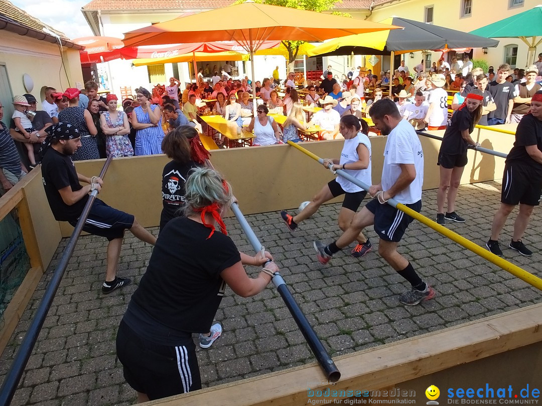 Handwerkermarkt mit Human-Soccer: Oggelshausen, 05.08.2017