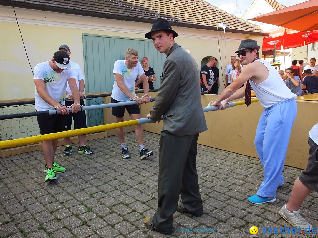 Handwerkermarkt mit Human-Soccer: Oggelshausen, 05.08.2017