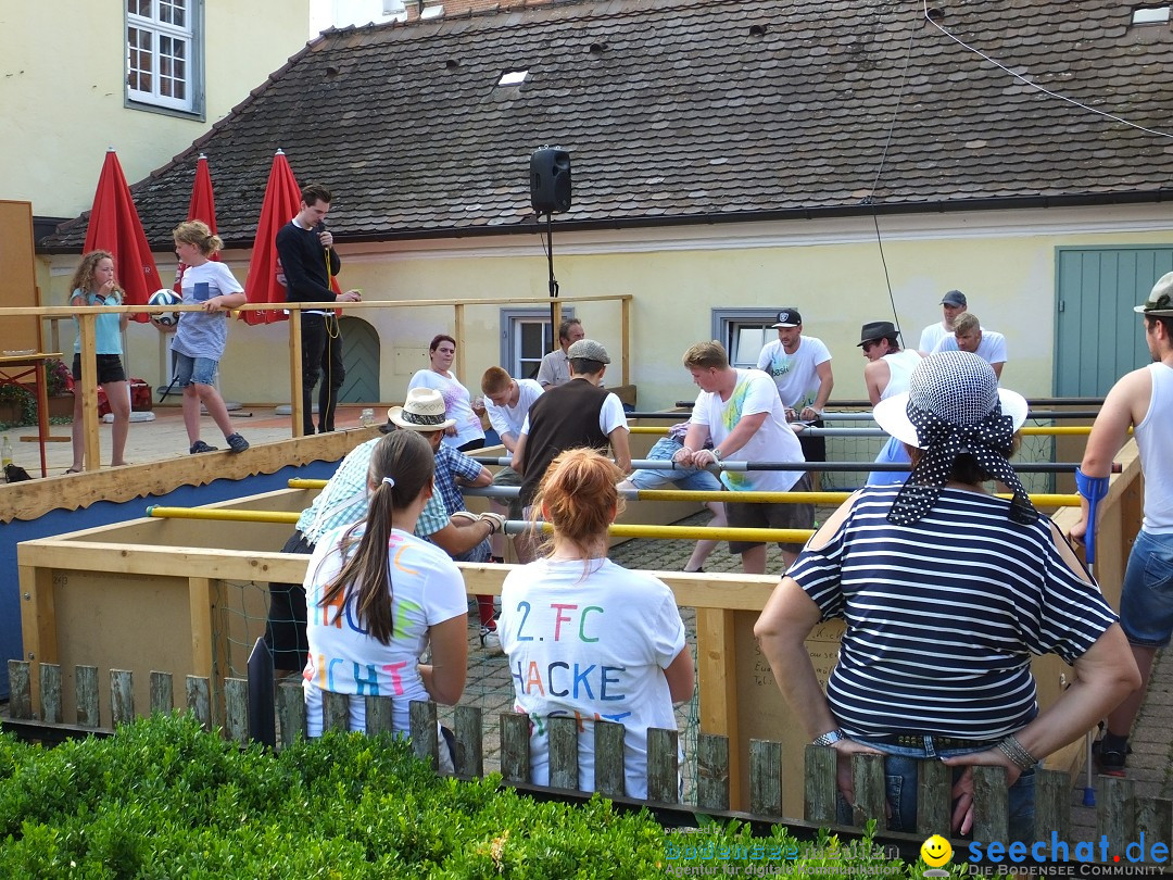 Handwerkermarkt mit Human-Soccer: Oggelshausen, 05.08.2017