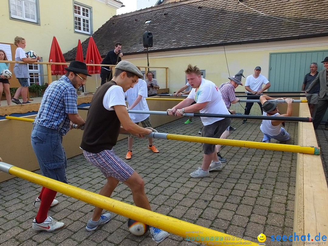 Handwerkermarkt mit Human-Soccer: Oggelshausen, 05.08.2017