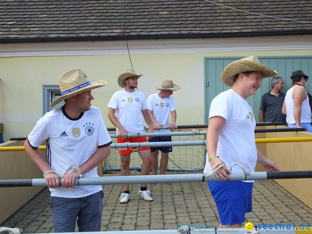 Handwerkermarkt mit Human-Soccer: Oggelshausen, 05.08.2017