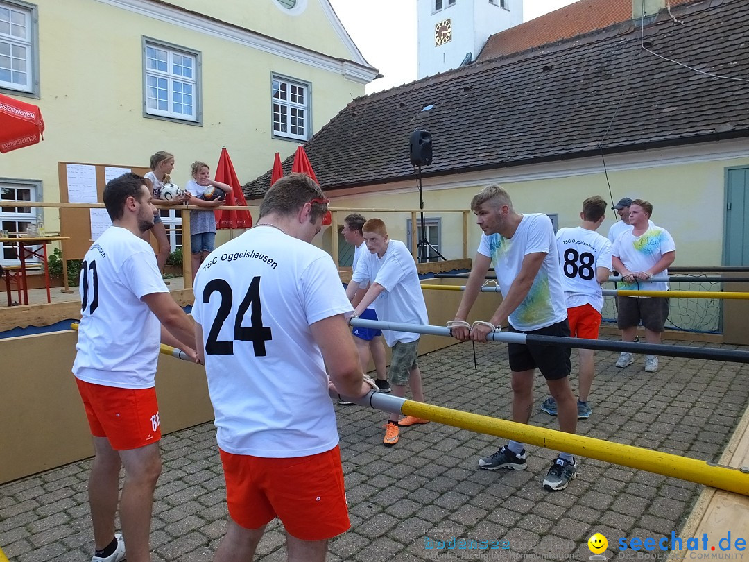 Handwerkermarkt mit Human-Soccer: Oggelshausen, 05.08.2017