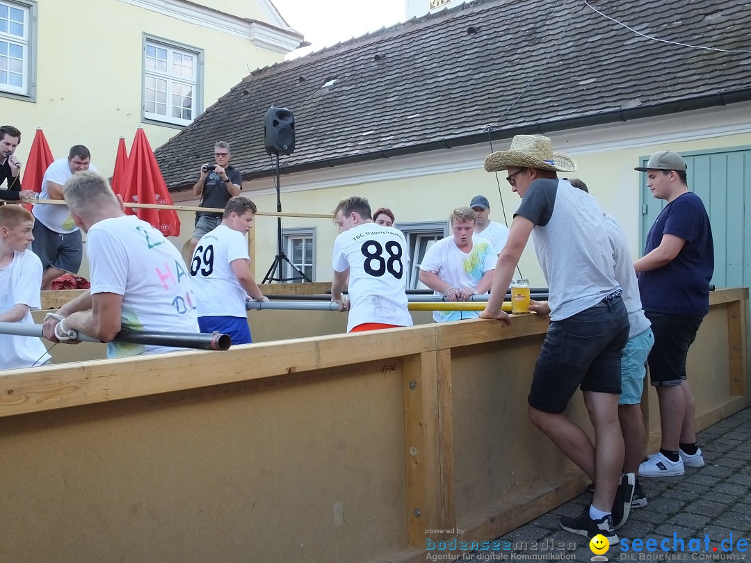 Handwerkermarkt mit Human-Soccer: Oggelshausen, 05.08.2017