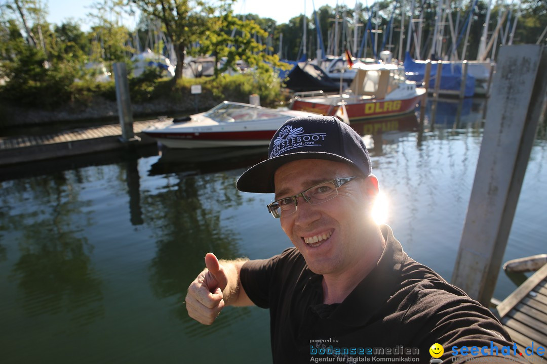 BODENSEEBOOT Breitenquerung, Sven Eckhardt: Friedrichshafen, 07.08.2017