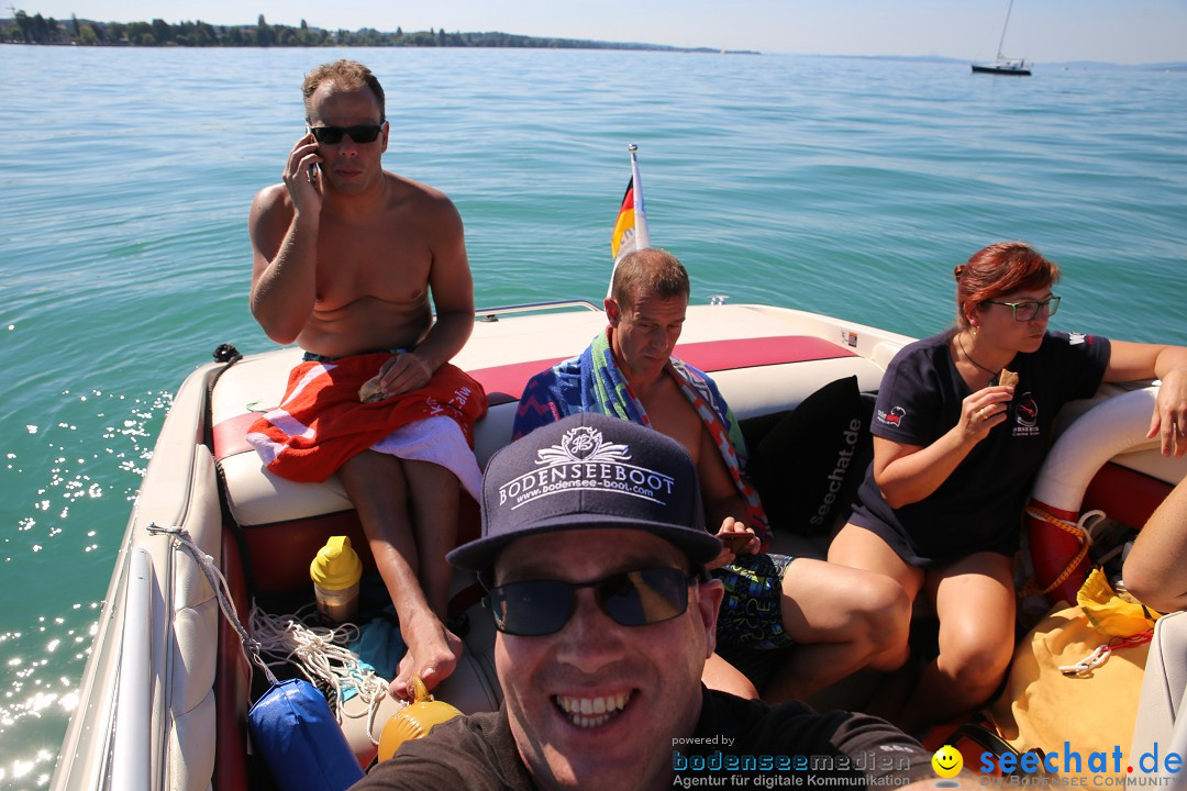 BODENSEEBOOT Breitenquerung, Sven Eckhardt: Friedrichshafen, 07.08.2017