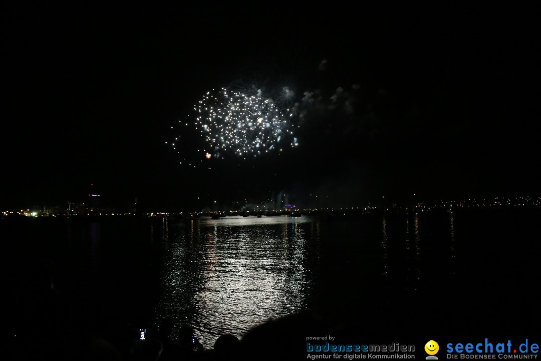 SEENACHTFEST mit Feuerwerk: Konstanz am Bodensee, 12.08.2017