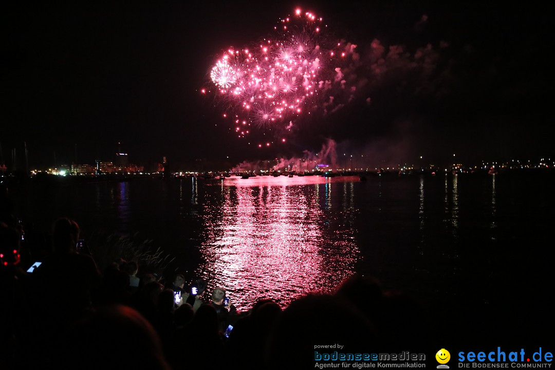 SEENACHTFEST mit Feuerwerk: Konstanz am Bodensee, 12.08.2017