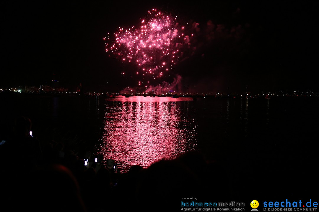 SEENACHTFEST mit Feuerwerk: Konstanz am Bodensee, 12.08.2017