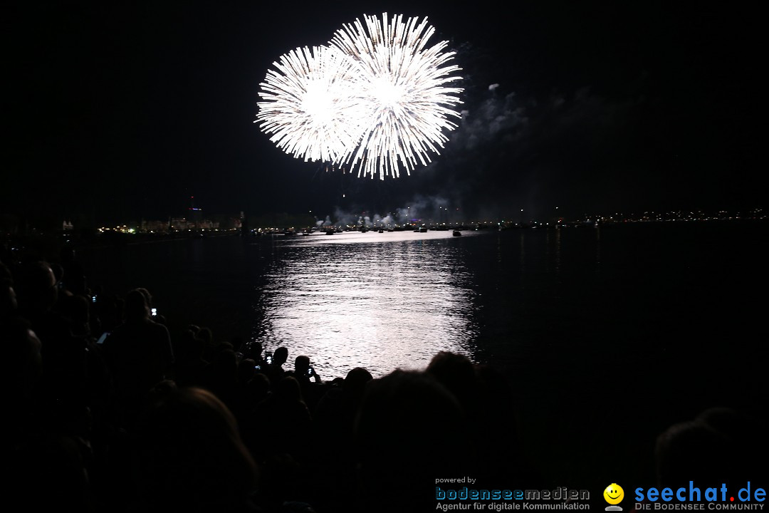 SEENACHTFEST mit Feuerwerk: Konstanz am Bodensee, 12.08.2017