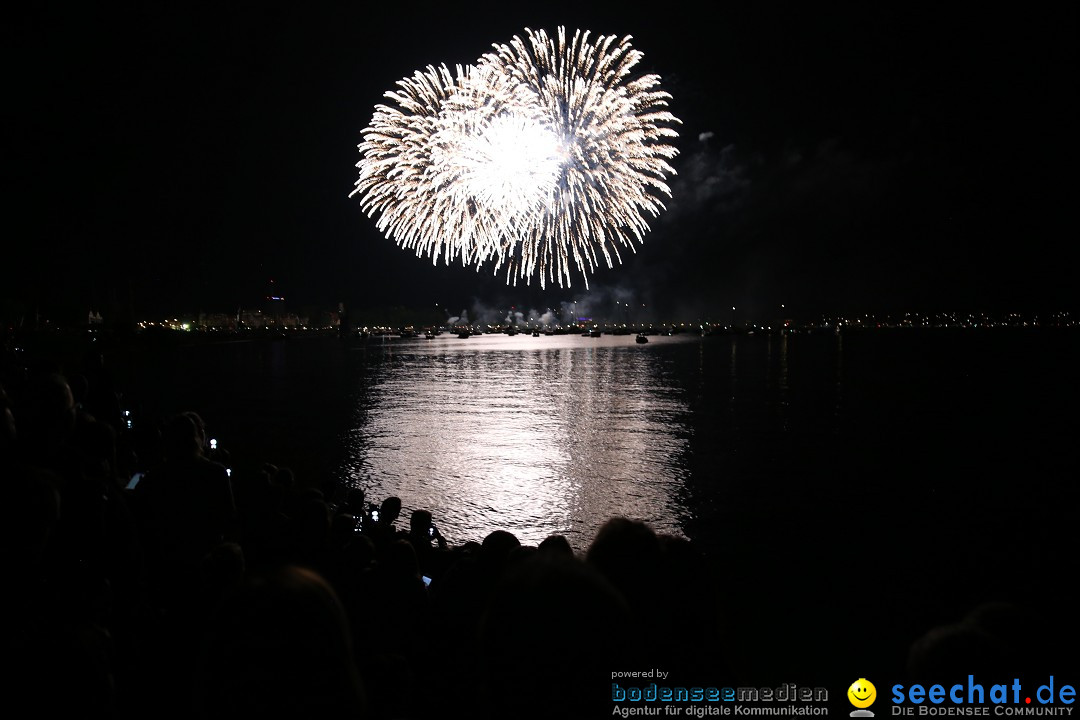 SEENACHTFEST mit Feuerwerk: Konstanz am Bodensee, 12.08.2017