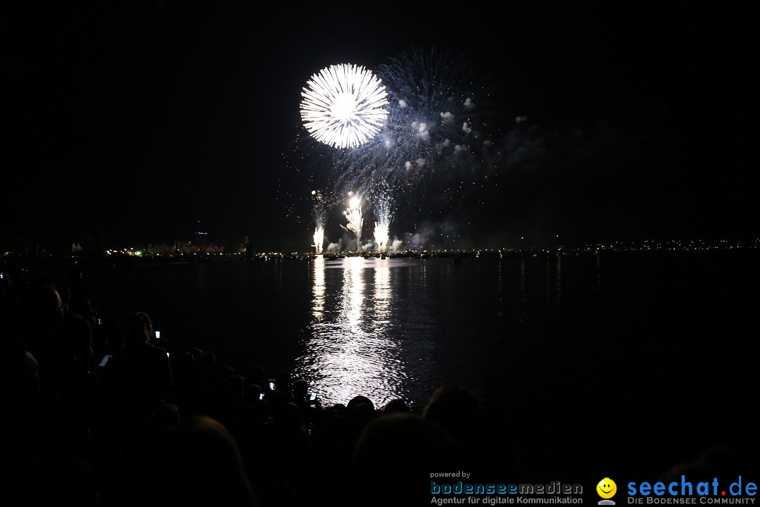 SEENACHTFEST mit Feuerwerk: Konstanz am Bodensee, 12.08.2017