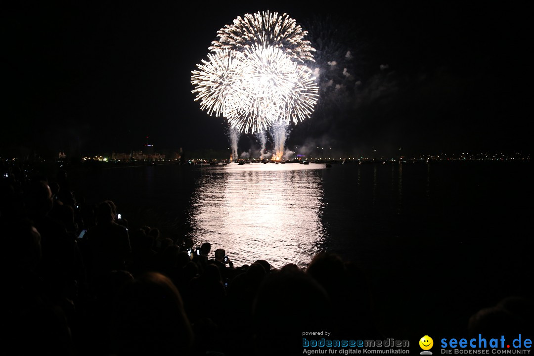 SEENACHTFEST mit Feuerwerk: Konstanz am Bodensee, 12.08.2017